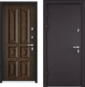 Дверь входная SNEGIR 20 MP S20-01 Орех грецкий 1